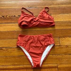 Reddish brown bikini set